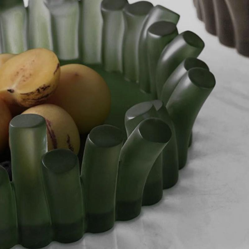 Creative Plates Table Decoration Fruit Bowl Minimalist Unique Plate Storage Decorative Trays Elegant Organizer Home Ornaments