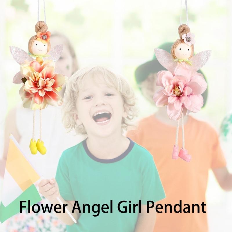 Charm Girl Hanging Decors Delicate Hanging Pendant Fabric Texture Creative Girl Pendant Suitable for Artistic Space