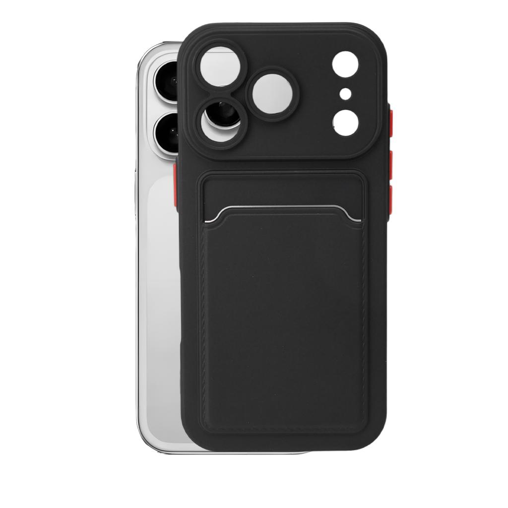 Card Bag Slot Holder Wallet Phone Case for IPhone 17 ProMax 17 Air 17Pro Shockproof Anti-scratch Soft Phone Covers for IPhone17