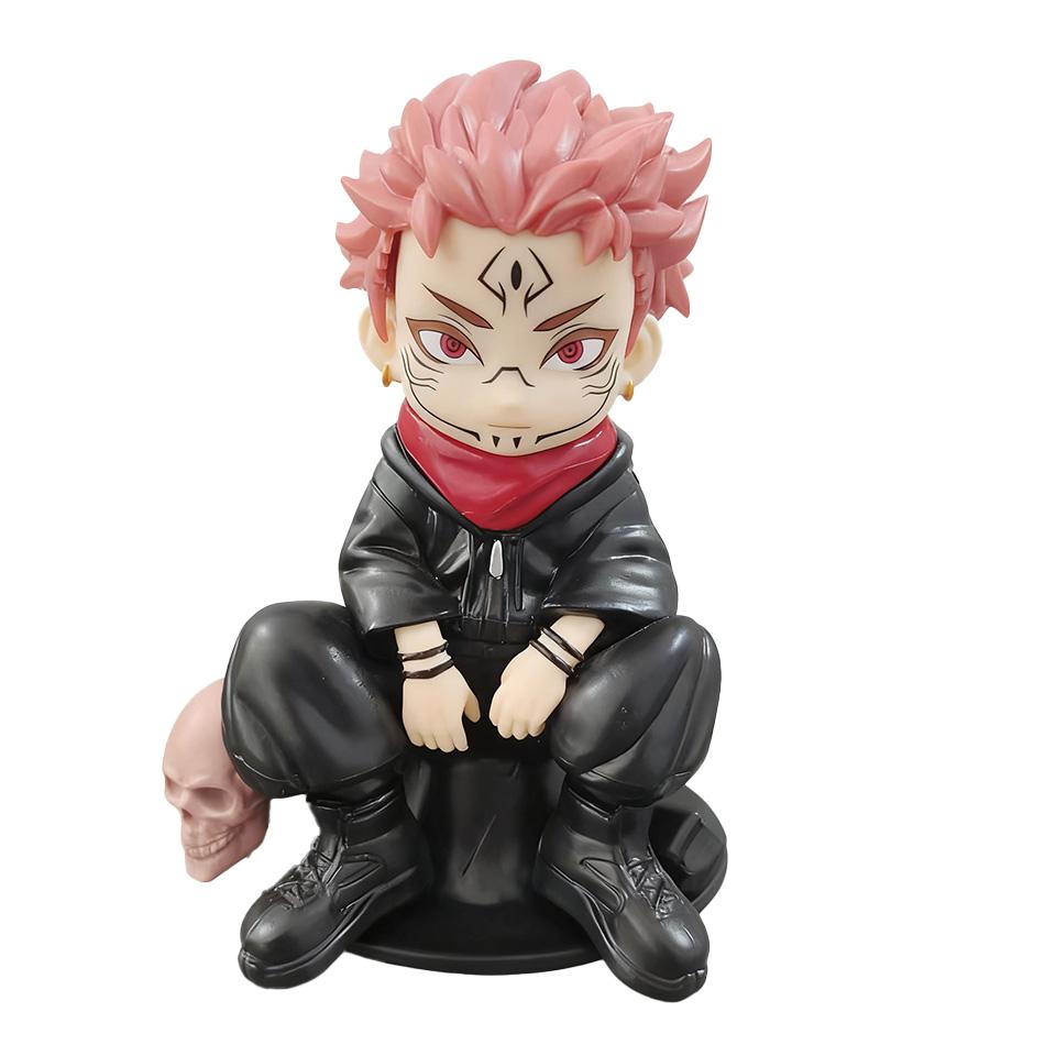 14cm Jujutsu Kaisen Anime Figure Style Satoru Gojo Action Lord Curse Sukuna Figurine Collection Model Doll Toys 3 of the Poseable Articulated Scale