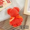 Bear-Shaped Coral Fleece Towel - Ideal Party or Event Gift