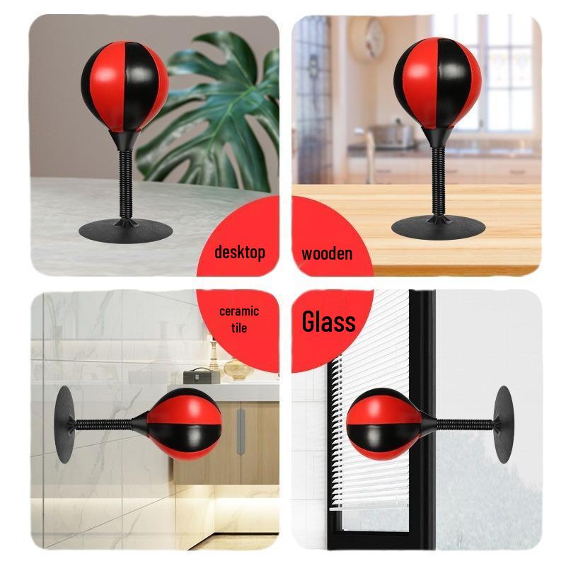 Children's Desktop Boxing Speed Ball Set - Suction Cup Reaction Trainer for Stress Relief