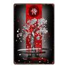 YZFQ Japanese Art Plaque Metal Vintage Tin Sign For Travel Souvenir  Wall Bar Art Restaurant Home Decor 30X20CM DU-6524A