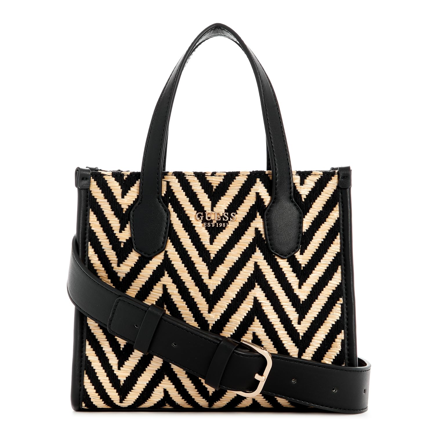 

Handbag SILVANA 2 CMPRTMNT MINI TOTE BLA [GUESS]