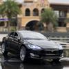 ctkhn3 1:32 Tesla Model X Model S Alloy Car Model Diecasts Metal Toy Vehicles Car Model Simulation Sound and Light Collection Kids Gift