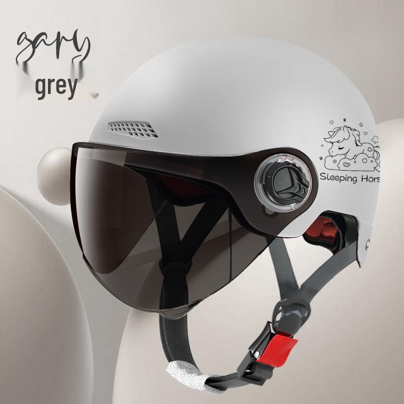 3C Certified Electric Motorcycle Helmet - Unisex, Four Seasons, Universal Fit