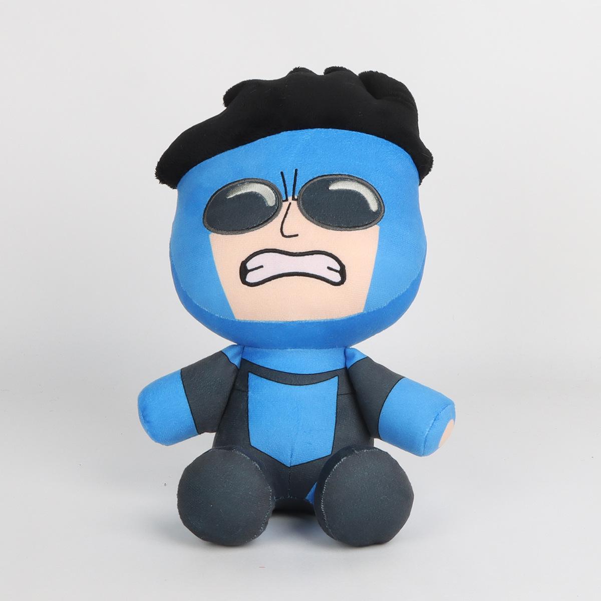 25cm Nieuwe Onoverwinnelijke Superheld Pluche Pop Mark Grayson Q Versie Cartoon Figuur Zacht Knuffeldier Voor Kinderen Verjaardagscadeau 25CM