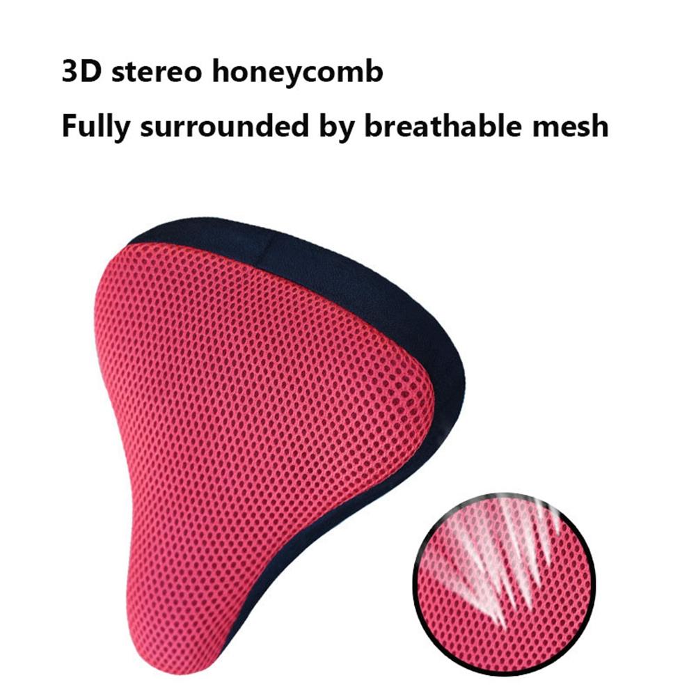 Coprisella Morbido 3D per Bicicletta Ammortizzante Antiscivolo Traspirante Sella Ciclismo Silicone Sedili Comodi Bici Accessori per Bicicletta