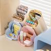 Creative Desktop Slanting Organizer Large Capacity Cartoon Cosmetics Storage Box Simple Angled Design Slanted Pen Holder