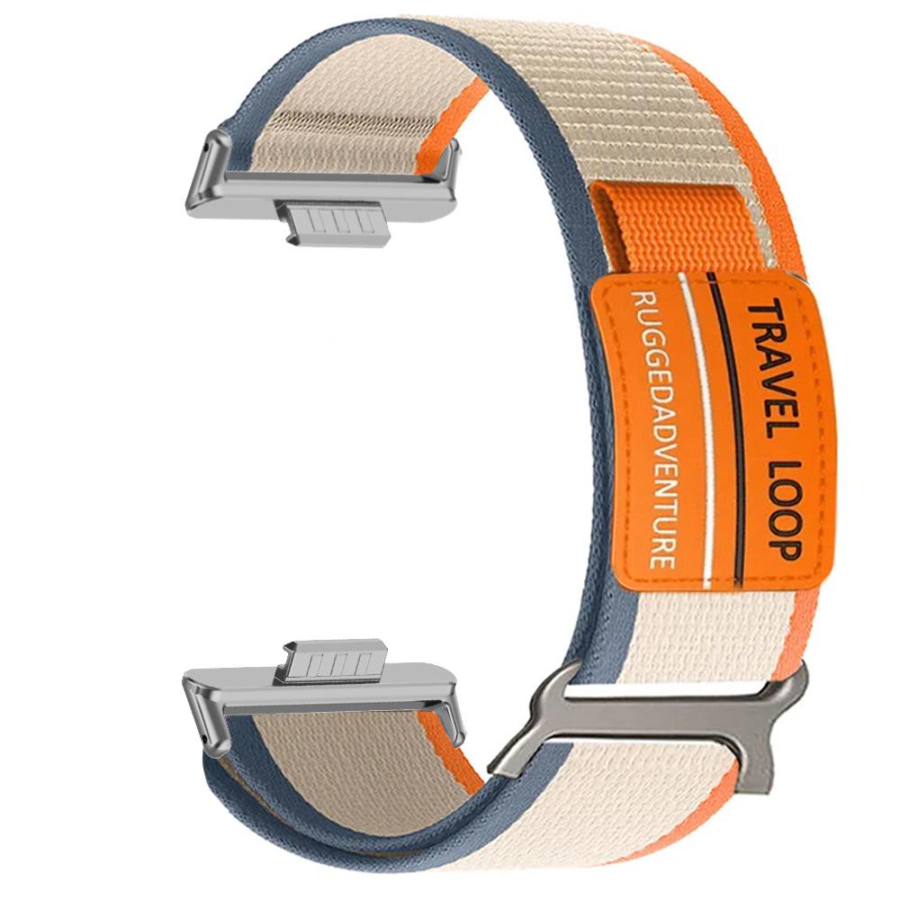 

Нейлоновий ремінець для Huawei Watch Fit 4 Pro Band Спортивний чоловічий жіночий змінний браслет Huawei Fit 3 Fit 4 Travel Loop Аксесуари Huawei Fit 3 &Silver слонова кістка