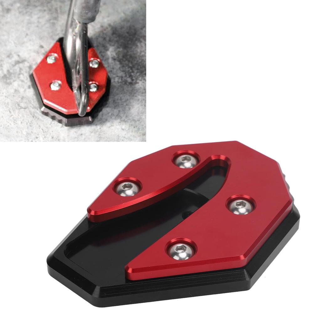 Motorcycle Kickstand Pad Extension Plate Anti-Sinking Foot Extension Stand with XMAX 400 300 250
