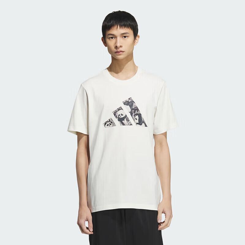 Adidas Men s Panda Print Athletic T-Shirt L