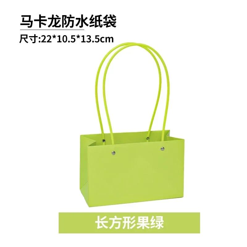 Festa de Casamento Rosa Flor Caixa de Presente Buquês de Flores Embalagem Caixa de Papel Sacola de Transporte Cesta de Armazenamento Dia dos Namorados Aniversário 10 PEÇAS