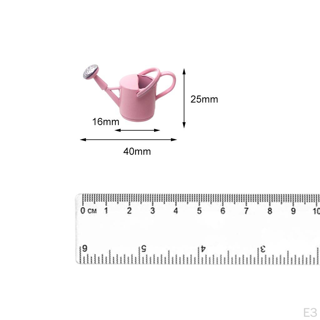 1/1 Dollhouse Miniature Watering Can Model for Children Dolls Access Kitchen Decor