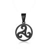 Wisiorek Triskelion Potrójna Spirala Naszyjnik Triskele Stal Nierdzewna Bbc Renesans Biżuteria Unisex
