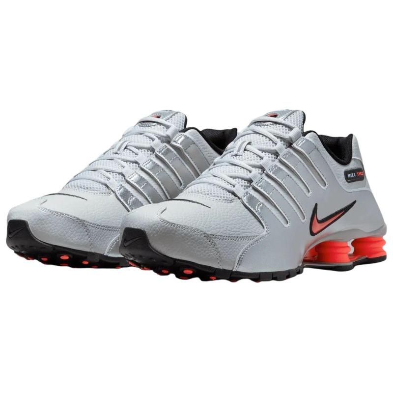 Nike Shox NZ Men Running Sneakers Silver IR0610-025