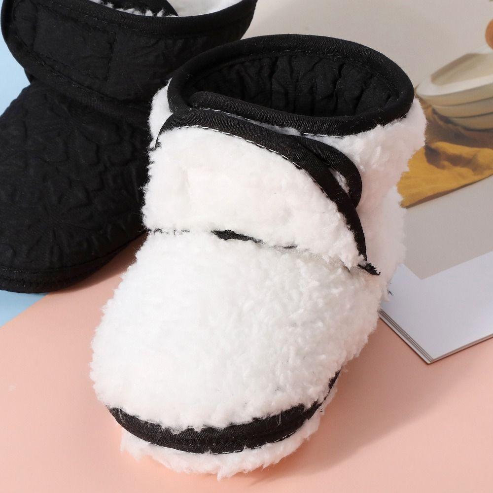 Soft Baby Winter Ankle Boots Warm Newborn Walking Shoes Fashion Girls Boys Snow Shoes Toddler