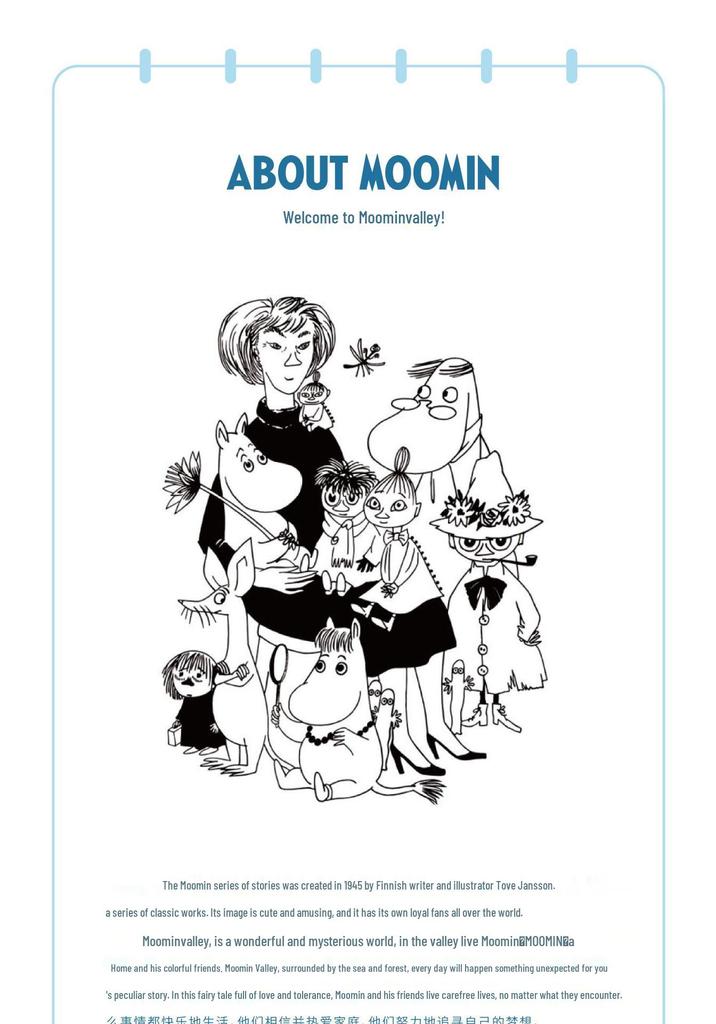 Moomin Meets You Series Wire-O Bound B5 Student Planner & A6 Classroom Notes Book