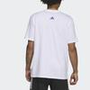 Adidas Round Neck Printed Letter Logo Short Sleeve T-Shirt Men Tops White IA3264