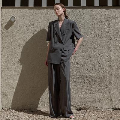 ATELIER NAIN Essential Roger Tuck Set-Up Pants(Pt-5549)