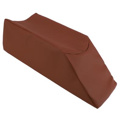 Leg Pillows Sponge Brown Lther Relieve Leg Fatigue Elevated Leg Rest Pillow for Sping Rding Relaxing