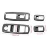 Carbon Fiber Window Lift Trim Switch Panel Cover Trim Automobile Replacement
