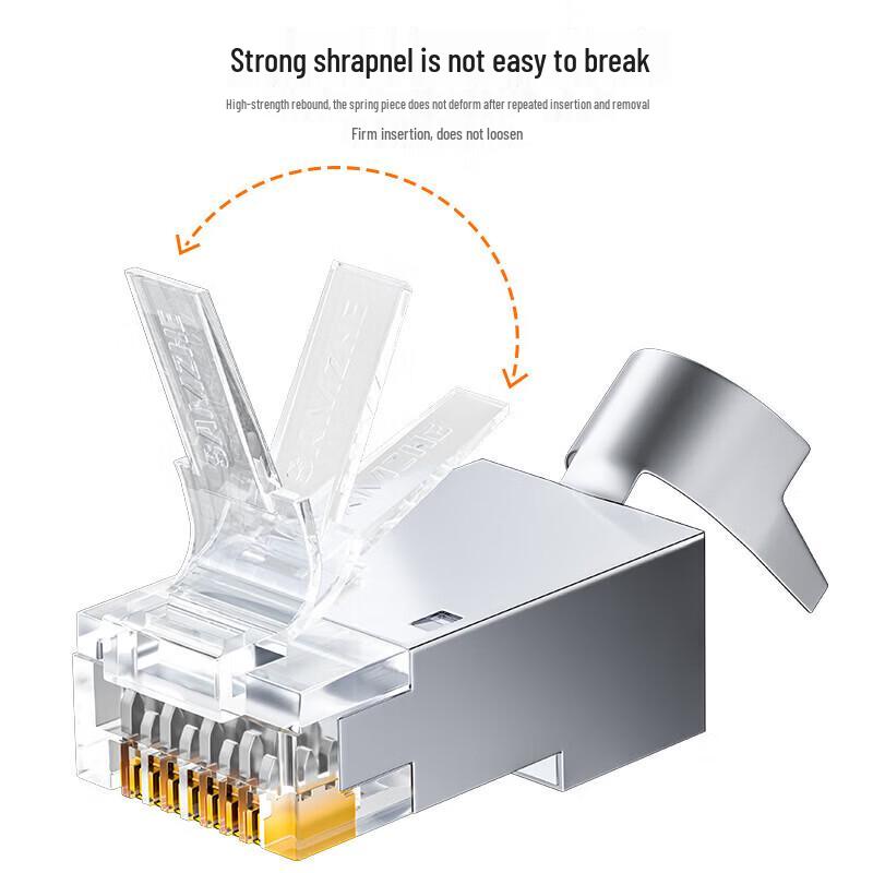 SAMZHE Cat6a 10 Gigabit RJ45 Ethernet Connector