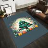 Christmas Tree with Gifts and Lights Rug Non-slip rug suitable for living room and bedroom sofas.