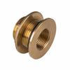 Raccord tonneau eau - KLASEBO - 1 1/4" x 1" - Joint NBR étanche - Laiton anticorrosion - Longueur 37mm