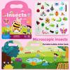 Developmental Kids Sticker Book Reusable Paper Bubble Stickers Creative Play