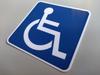 Facilities for the disabled (wheelchair) mark Peelable type from inside