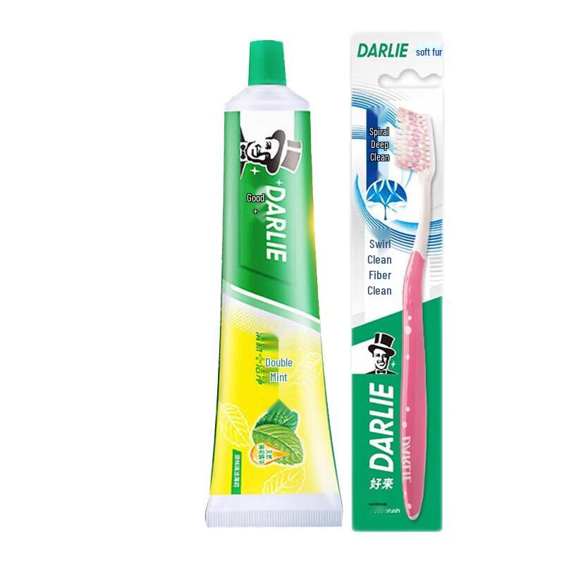 

Darlie Double Mint Toothpaste & Toothbrush Set