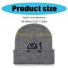49MD Cartoon Hat Kitten Outdoor Activity School Teens Hat Multicolored Hat