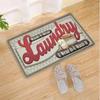 Laundry Room Entrance Carpet Door Mat Entrance Printed Door Carpet Indoor Outdoor Polyester Anti-slip Carpet Home Decoration
