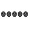 100pcs Hair Jewelry Dreadlocks Black Hair Braiding Beads DIY Hair Beard Decoration Accessories