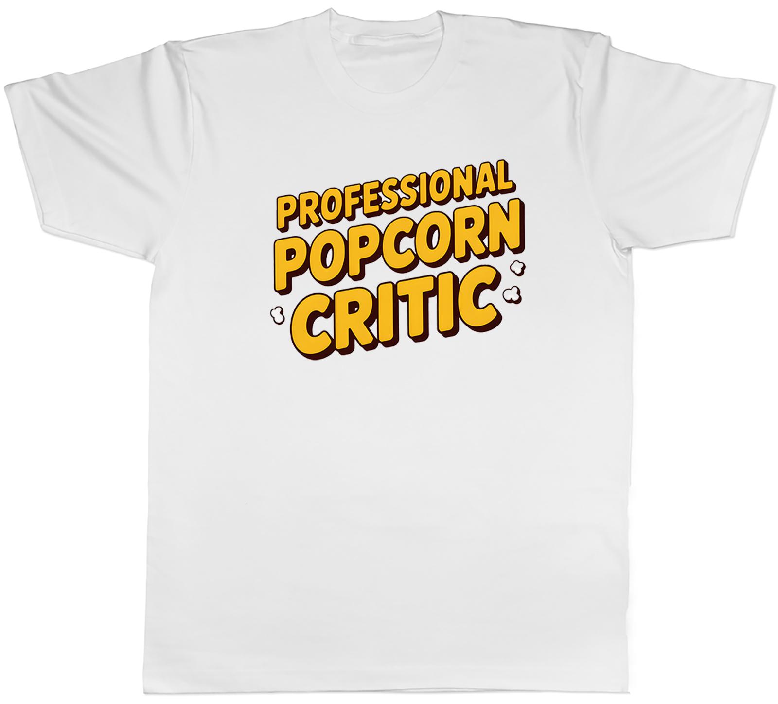 Professional Popcorn Critic Movies Unisexs TShirt Tee Gift Top S