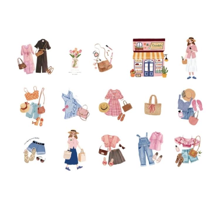 

30 Sheets Cartoon Pattern Sticker For Scrapbooking Journals Photo Albums Phone Cover Laptop Luggage And School Project