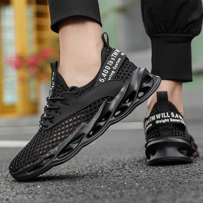 2025 Large Mesh Blade Sneakers Men's Breathable Summer Men's Shoes Large Size Mesh Running Shoes Tide Jinjiang Shoes