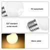 6 Packs E27 Led Bulb 1w 2w 3w Filament Edison Small Screw Ses Sbc Ac220v PC Milky Plastic Warm-white Bedroom Livingroom Lighting