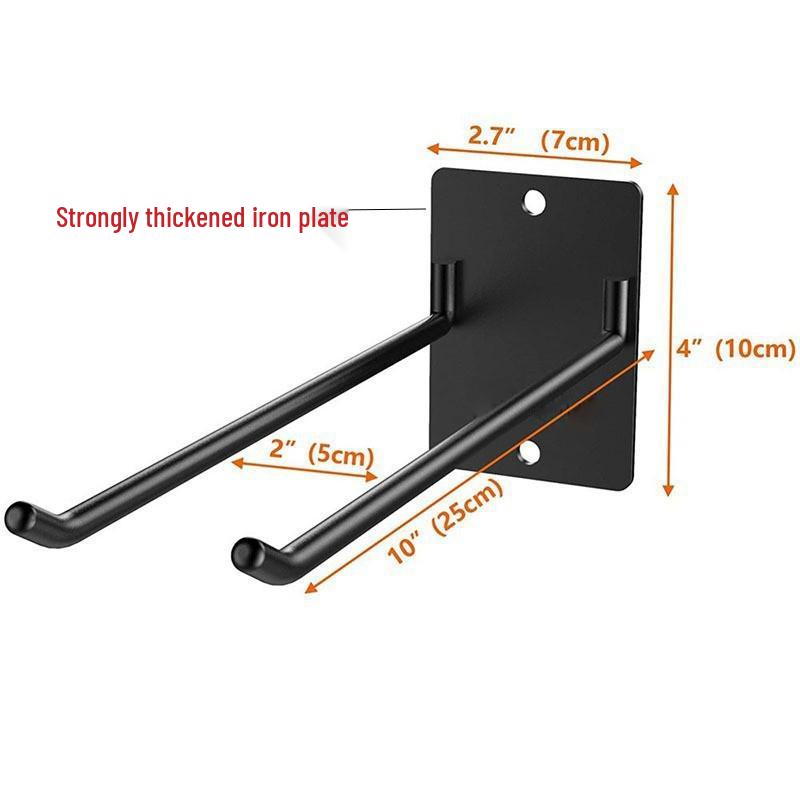 Heavy-Duty Wall-Mounted Garden Tool Organizer for Indoor Storage