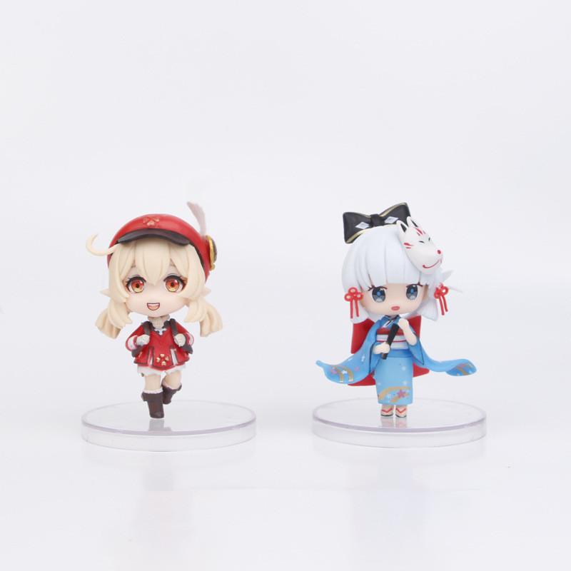 Exquisite Pvc Anime Mascot Model Set First Generation 8cm 290g Collectible Figures