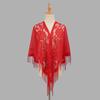New Lace Women Scarf Shawls Fringe Solid  Muslim Hijab Party Shawl KTY