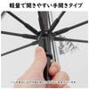 Basic Standard Long Umbrella for Large Manual Fiberglass Cute Cat Beige Women, Dome-Shaped, 65cm, Lightweight, Opening, Durable, Windproof, Ribs,