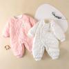 Warm Baby Cotton Padded Winter Romper - Infant Girl Outdoor Crawling Onesie