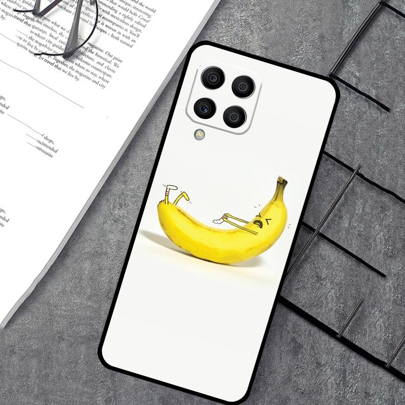 

Cartoon Cute Fruit Yellow Banana Case For Samsung Galaxy M54 M32 M52 M15 M11 M12 M13 M14 M06 M16 M36 M56 M31 M53 M35 M55 M34 Samsung M11