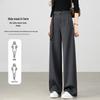 Women's High-Waist Wide-Leg Casual Trousers