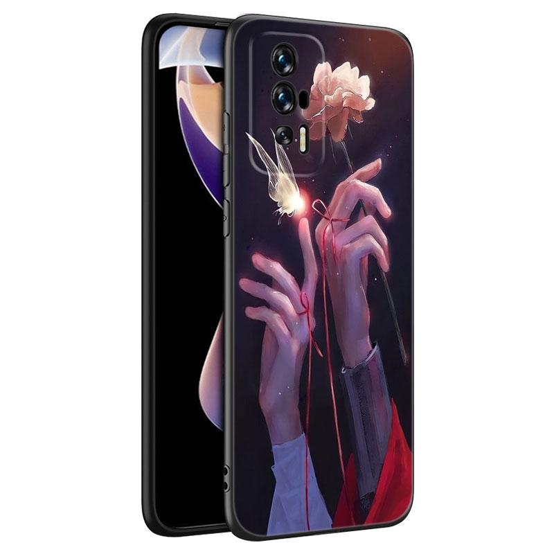 Heaven Official’s Blessing Black Phone Case For Xiaomi Redmi 7A 8A 9A 10A 11A 9C 10C 12C 13C 11 Prime A1 A2 + 12 4G Note 9T 12R