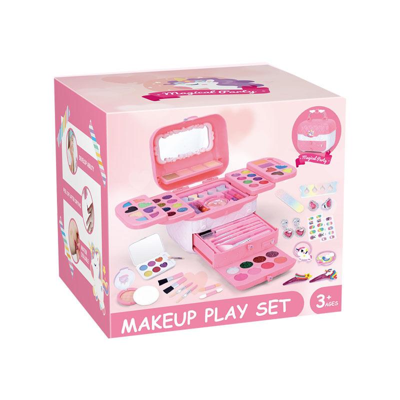 Children'S Makeup Nail Polish Lipstick Girl Makeup Toy Boxed Girl Cosmetics Makeup Box