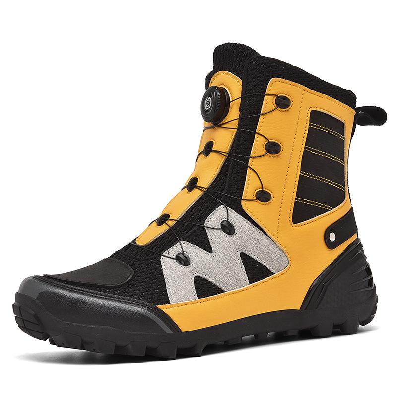 JC-1011 Men s Four Seasons Motorcycle Riding Boots - Short, Off-road Racing Shoes 46