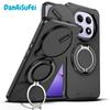 Armor Case For Xiaomi Redmi Note 15 14 13 Pro 4G 5G Plus 15C K90 K80 Pro Max Ultra Slide Lens Protect Magnetic Ring Holder Cover